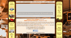 Desktop Screenshot of biber-pub.at